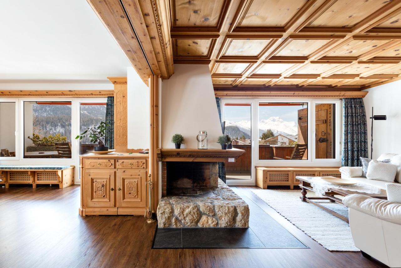 Spacious Apartment With Fantastic Alpine Panorama Svatý Mořic Exteriér fotografie